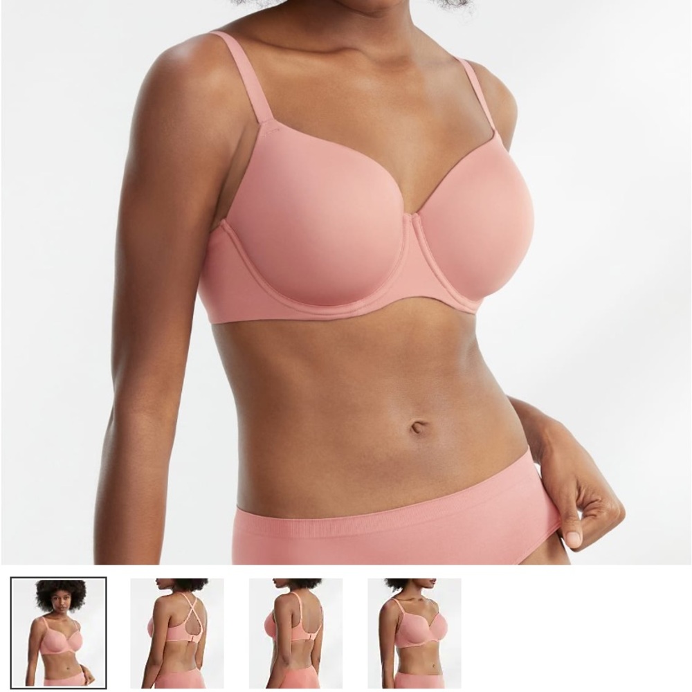 Seamless Pink Bra